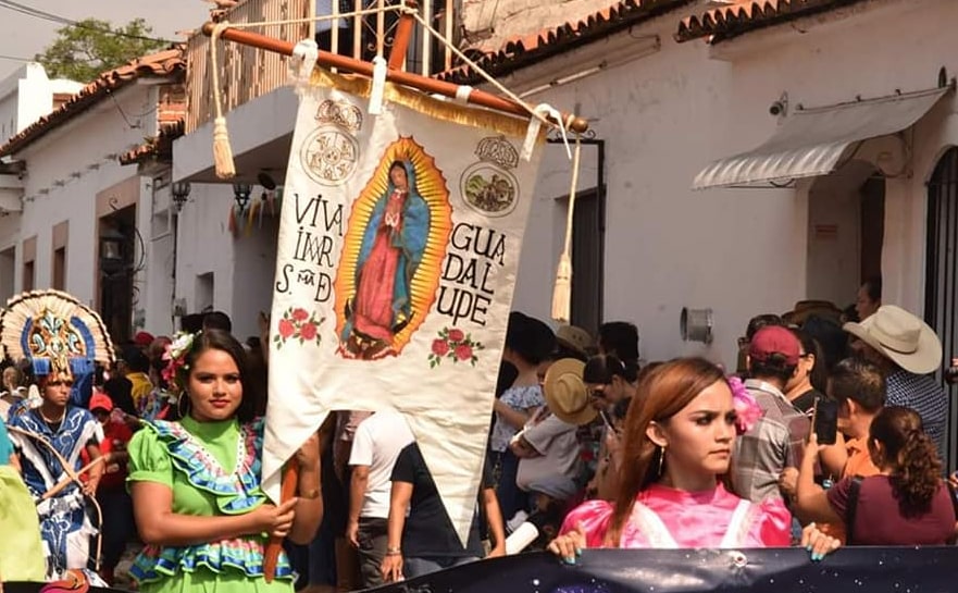 Celebración a la Virgen de Guadalupe en Comala