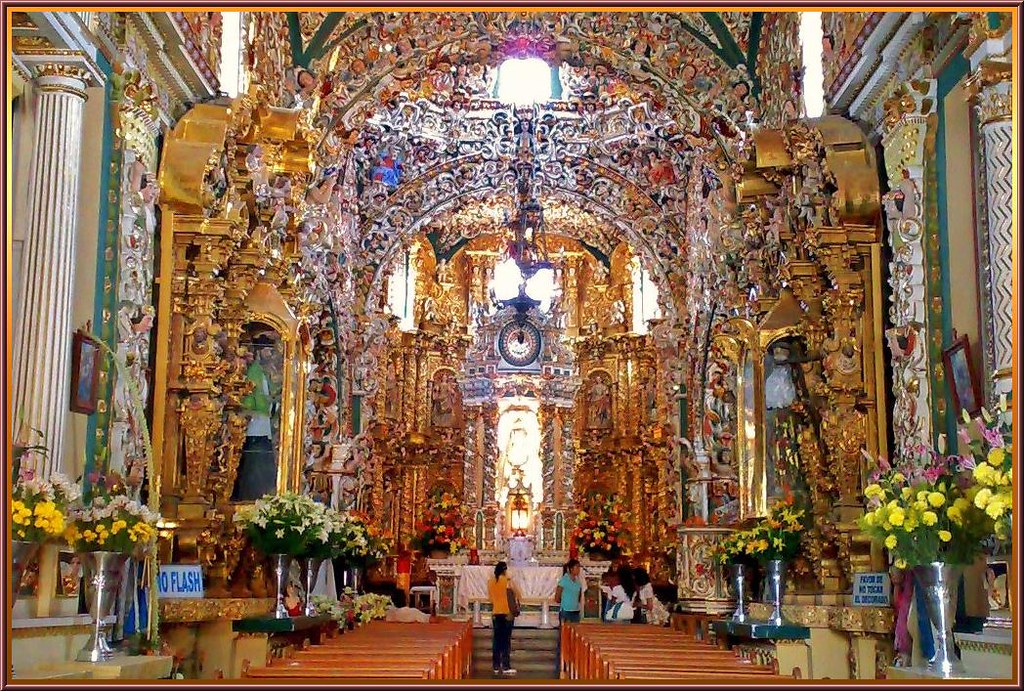  Iglesia de Santa María Tonantzintla, Cholula Puebla.