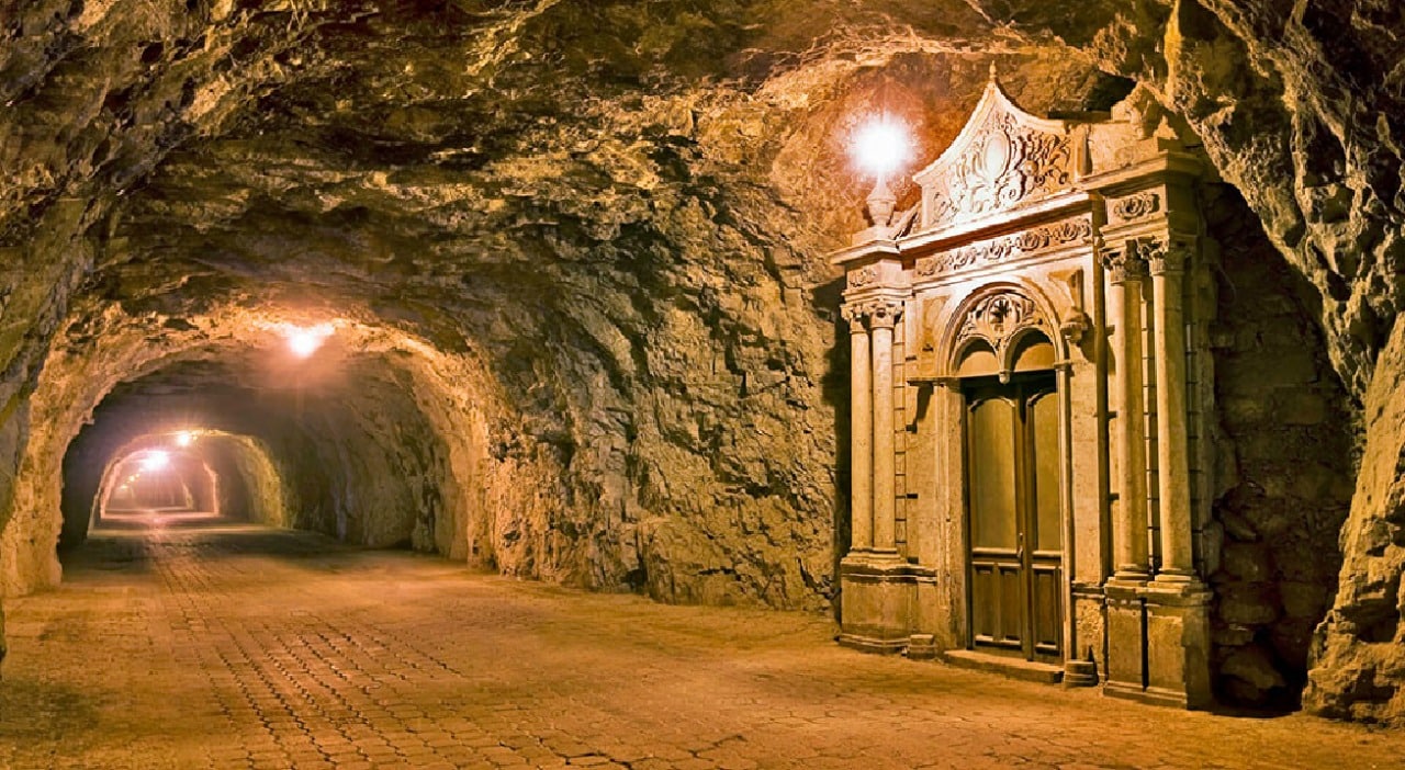 El túnel de Ogarrio en Real de Catorce, Pueblos Mágicos de San Luis Potosí.