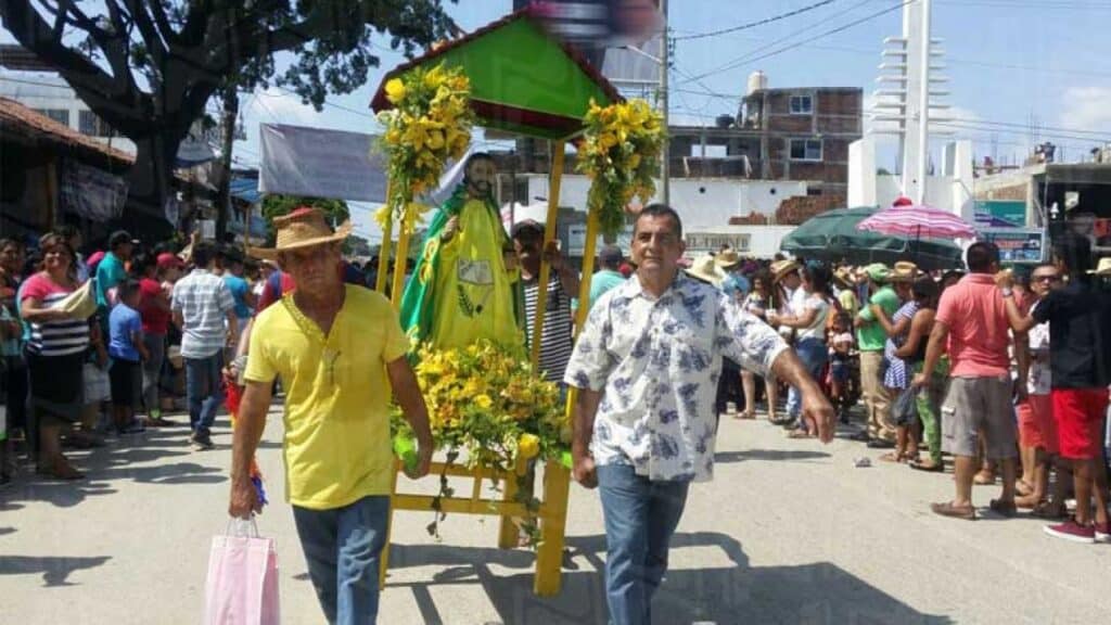 Fiesta de San Bartolo patrono del pueblo de Tecolutla.