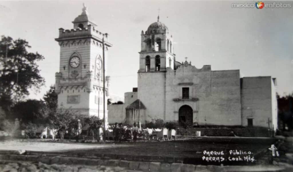 Foto antigua de Fuentes de la Parra, Coahuila.