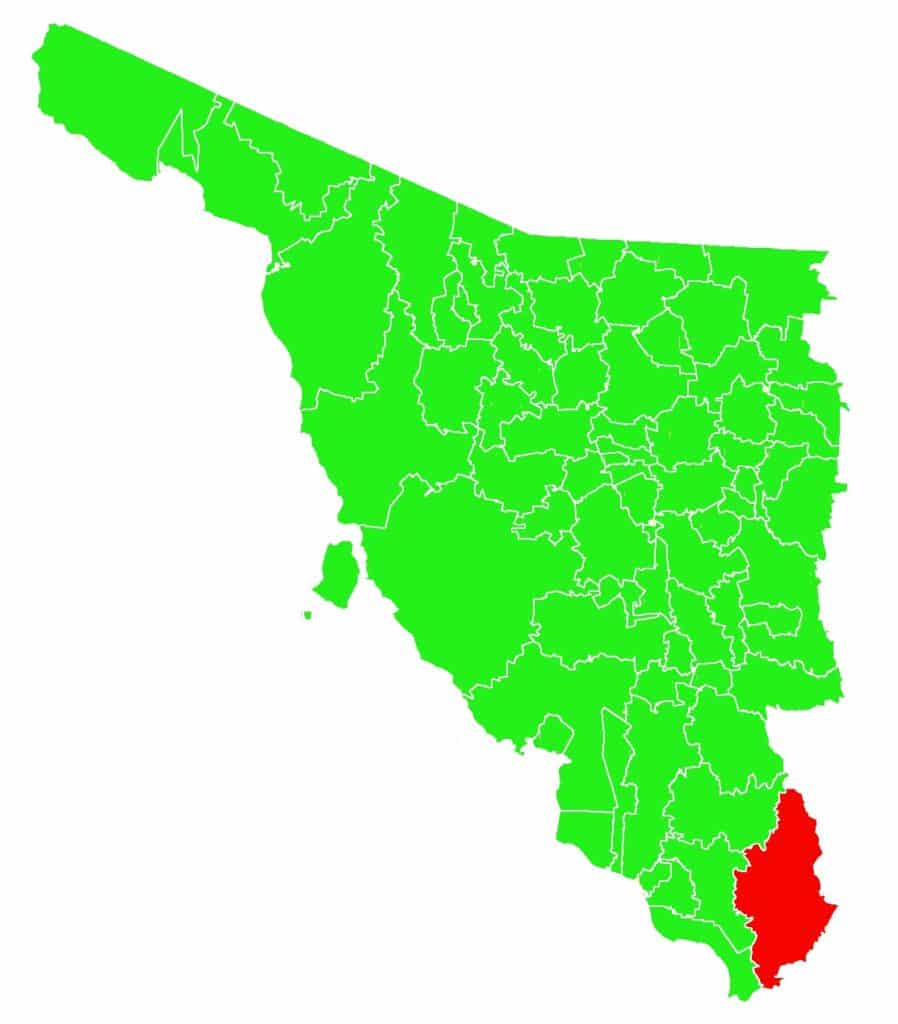 Región del municipio de Álamos Sonora