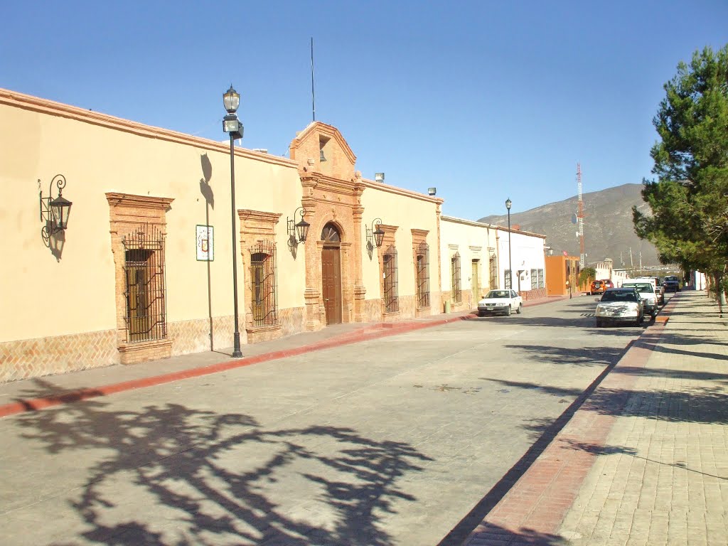 Presidencia municipal de Arteaga. Foto: Fandom.