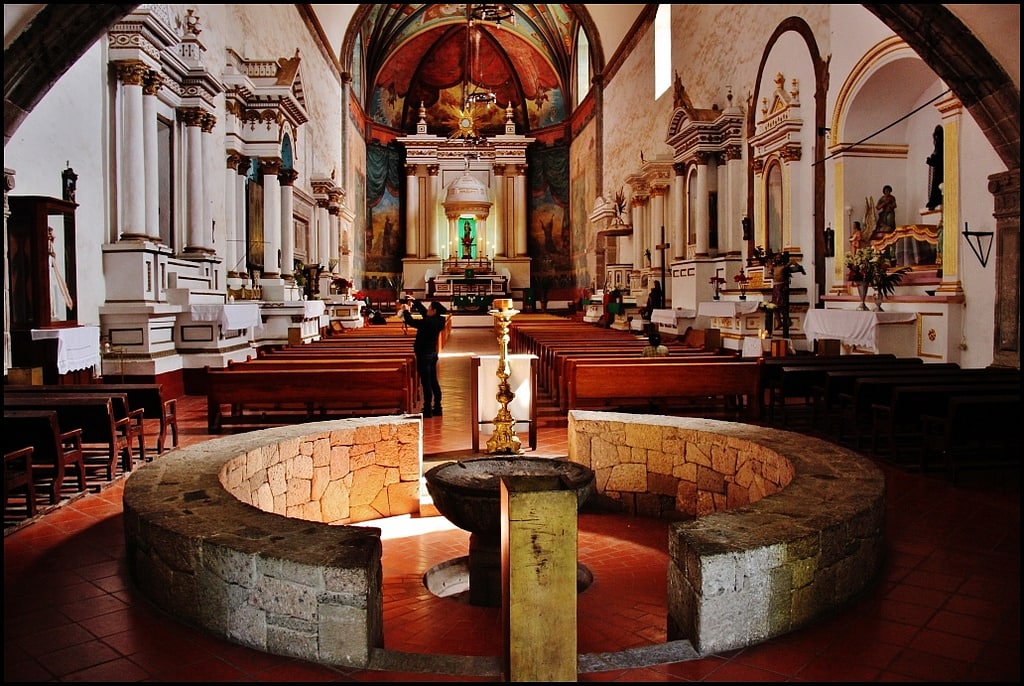 Atrio del Ex Convento de la Natividad de Tepoztlán. Foto: vuelayvisitamexico.com