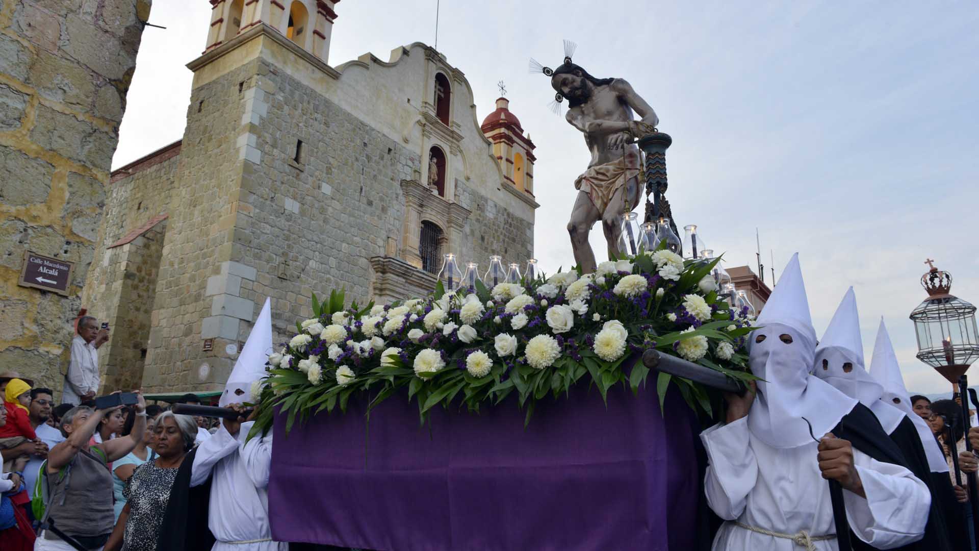 Tradiciones de semana santa en Taxco.