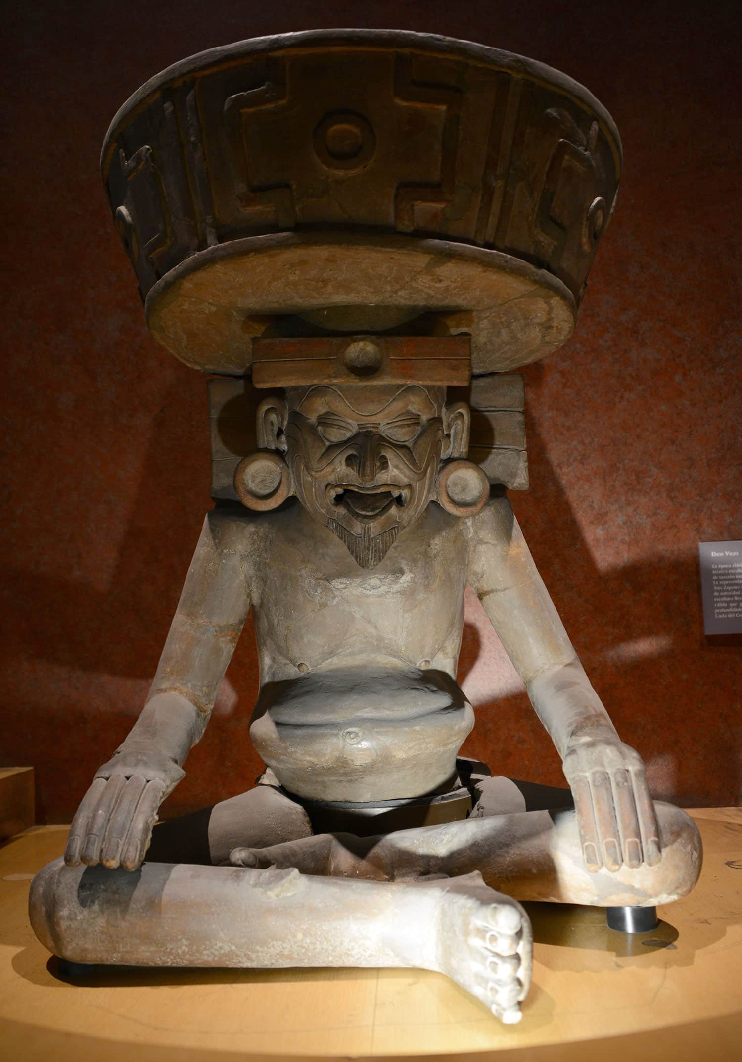 El ‘dios viejo del fuego’ regresa al Museo de Antropología