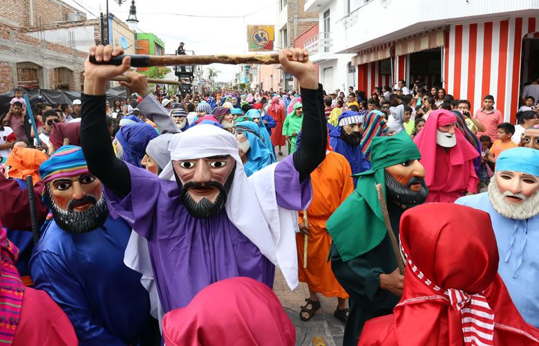 La Judea, celebración de Semana Santa en Jalapa de Cánovas, Guanajuato. Foto: Notusnoticias