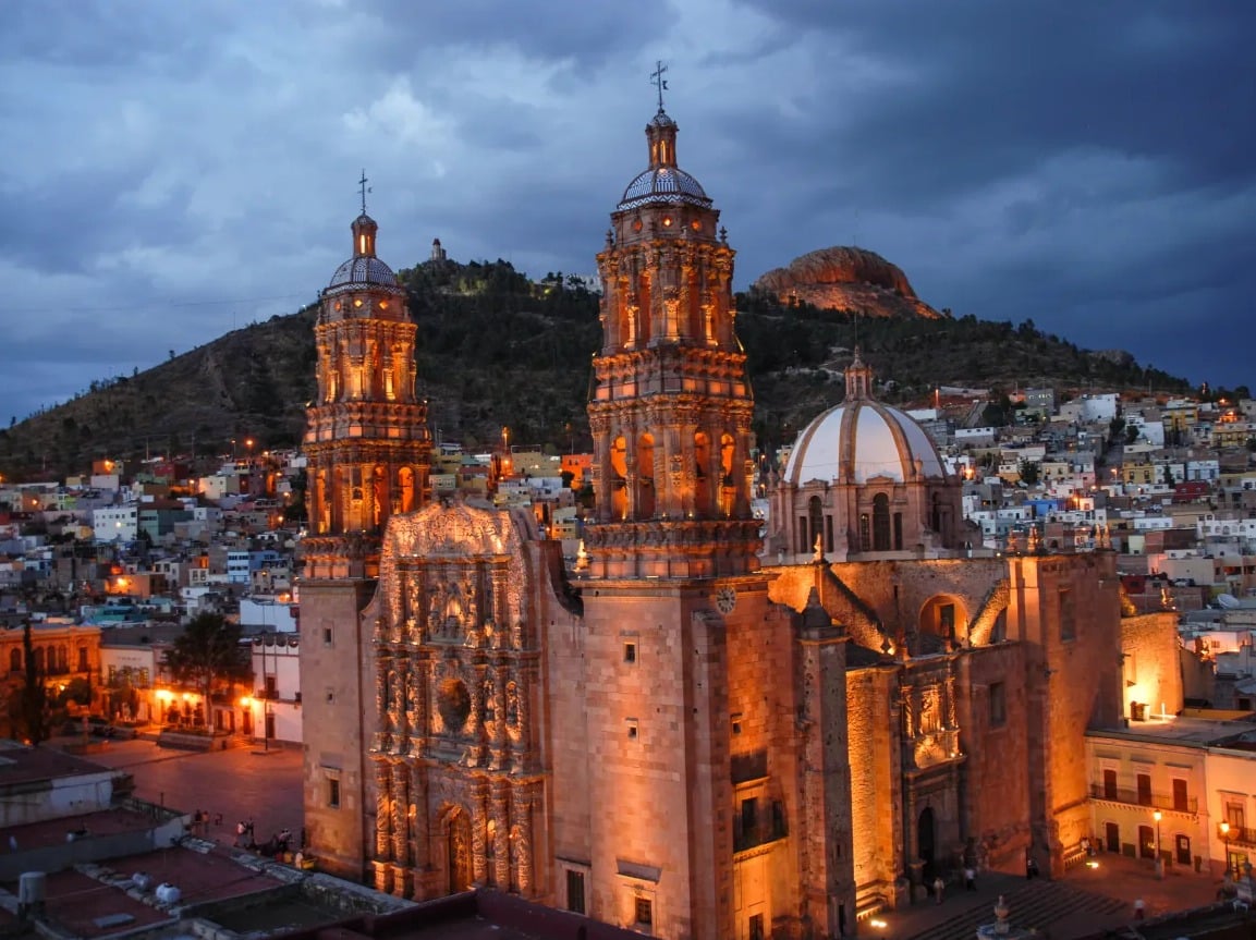 Catedral basílica de Zacatecas. Imagen: portaldeladultomayor.com