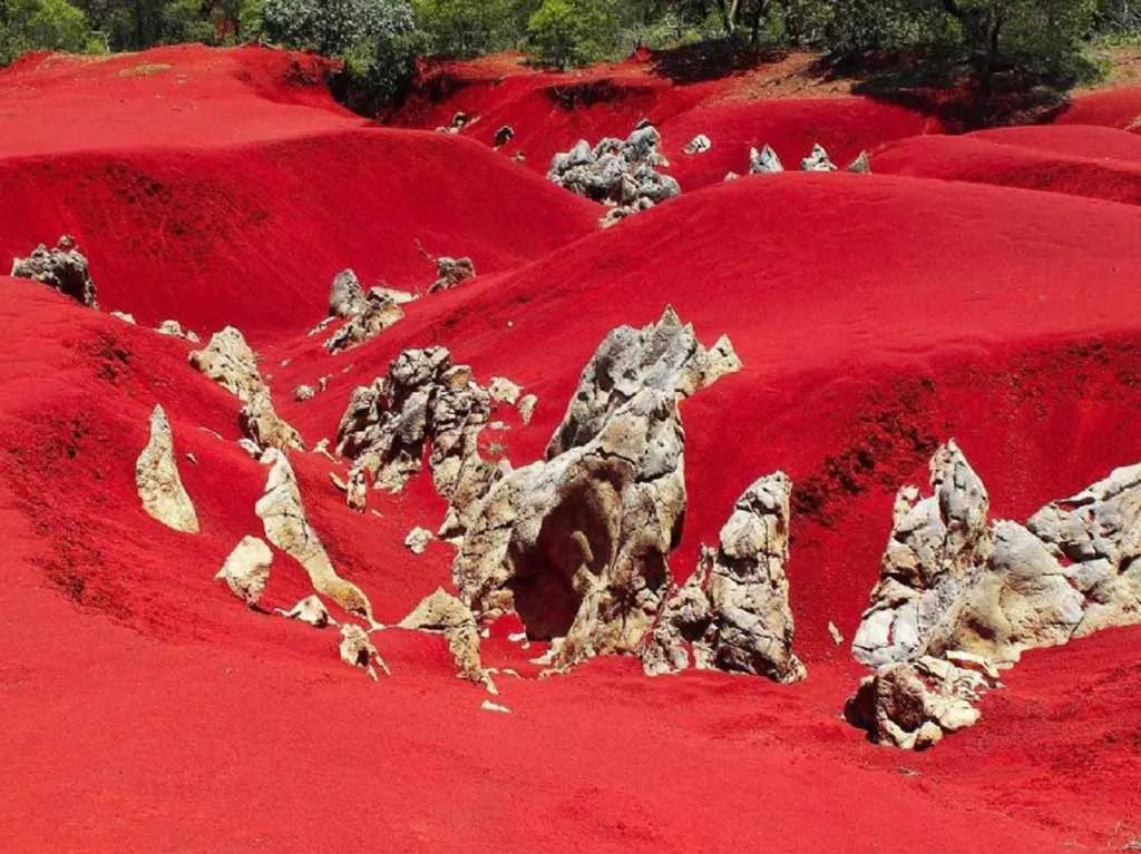 Ven y conoce las Dunas Rojas de Pacula, el ‘paisaje marciano de México’