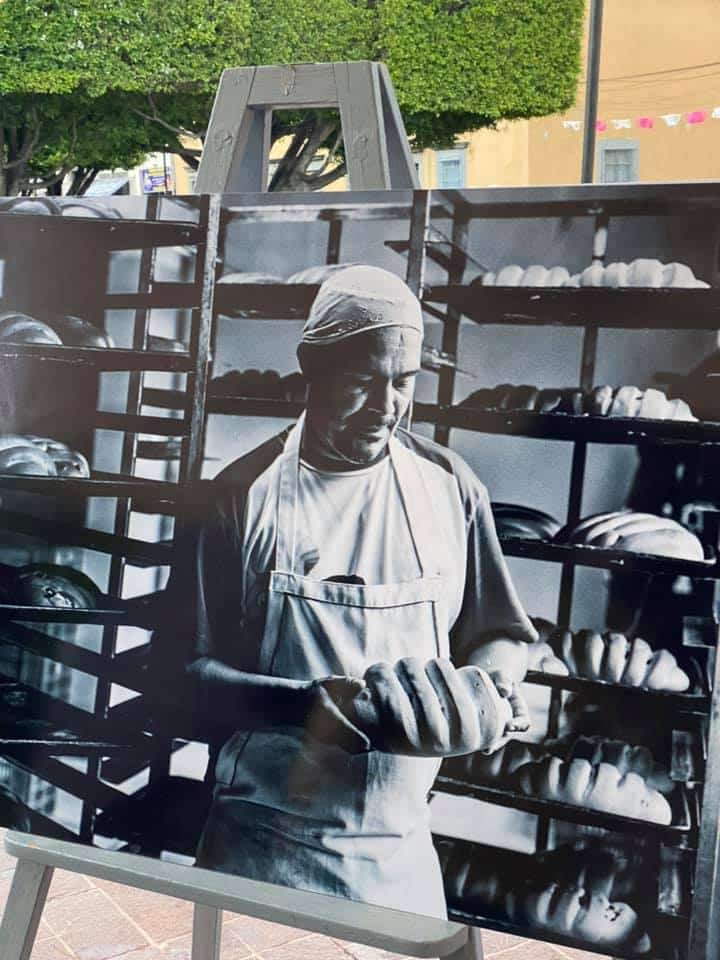 Fotografía antigua de un panadero, Feria de la Panificación