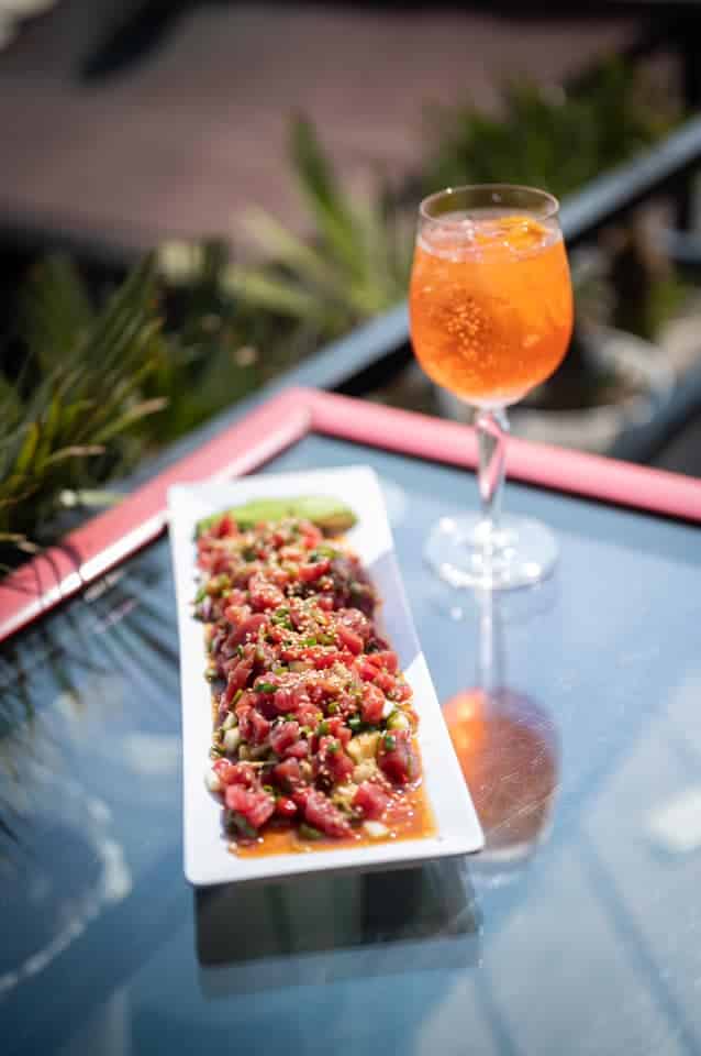 Cubos de atún en Telefónica Gastro Park