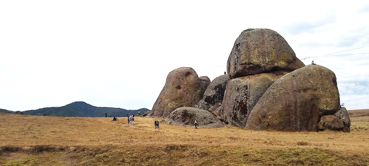piedras gigantes del Valle de los Enigmas en Tapalpa, Jalisco