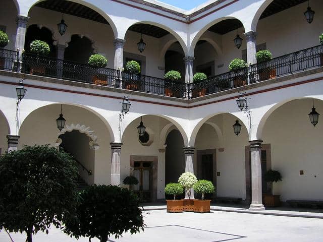 Interior de la Casa de la Corregidora