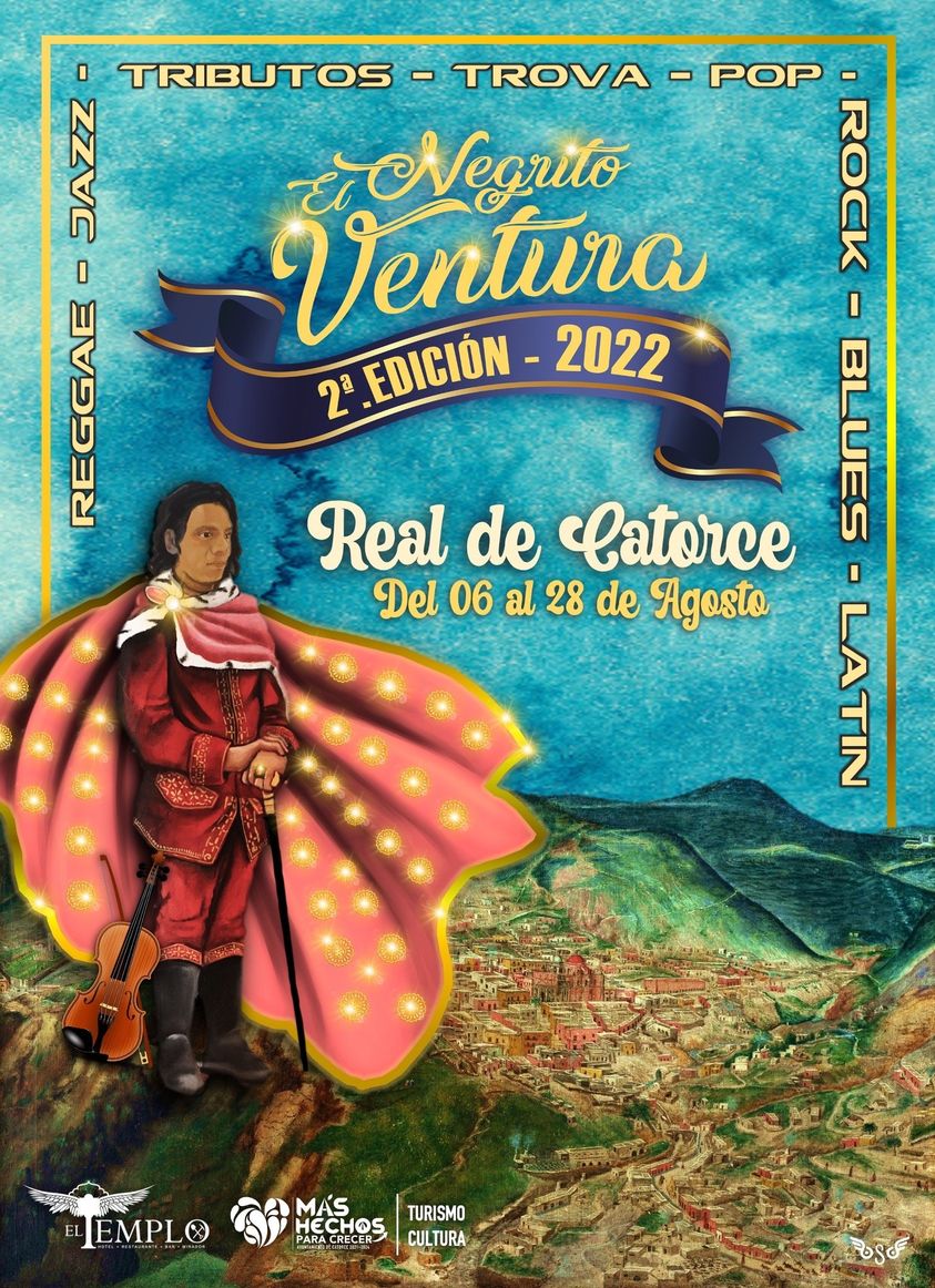 Cartel del Festival El Negrito Ventura