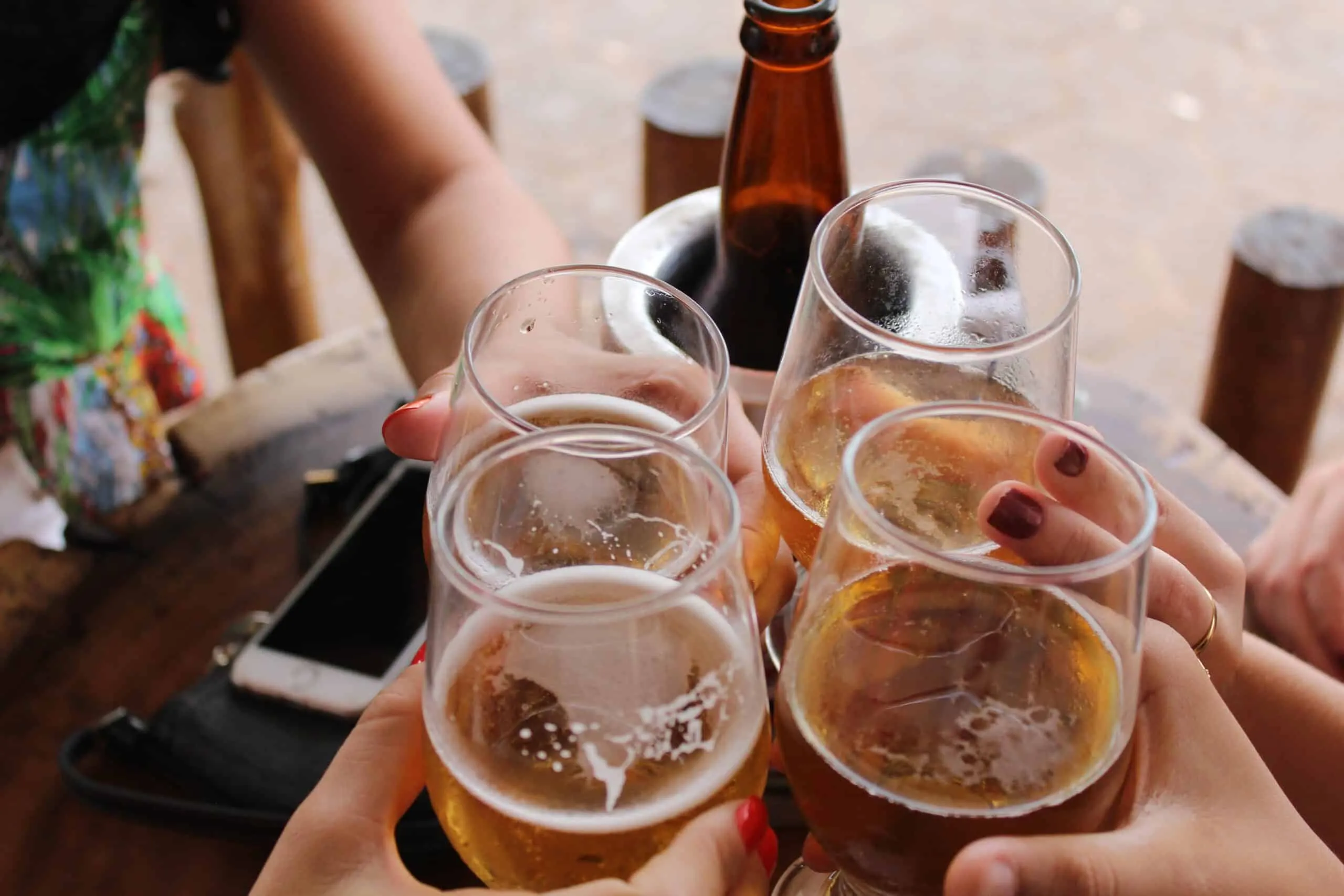 Vasos de cerveza