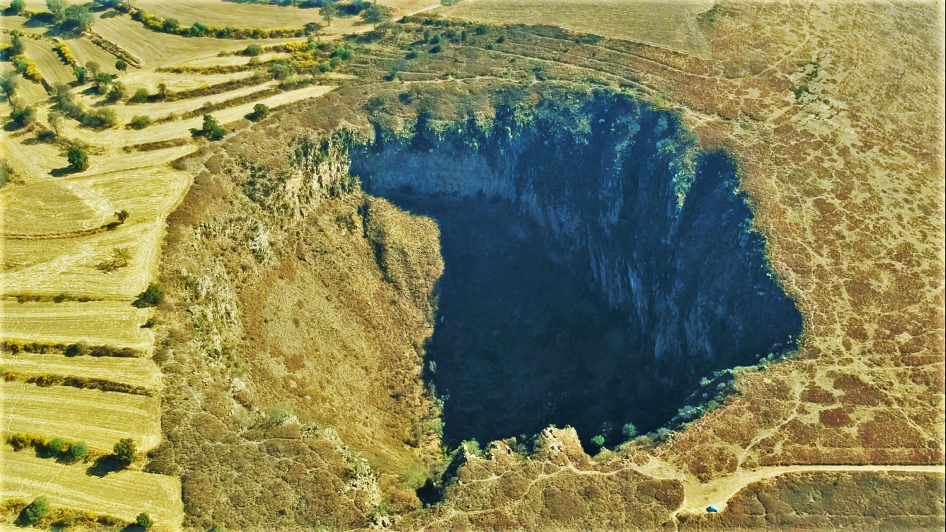 La Hoyanca, el famoso cráter de meteorito en Sanctórum