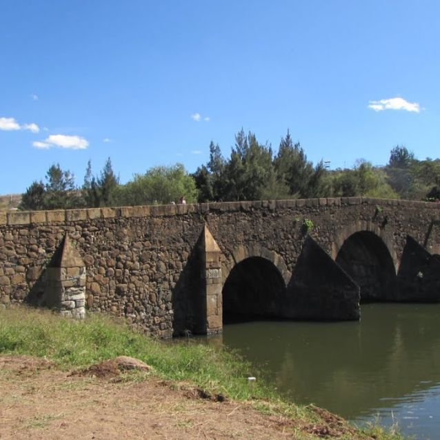 Lugar donde se dio la batalla de Puente de Calderón actualmente.