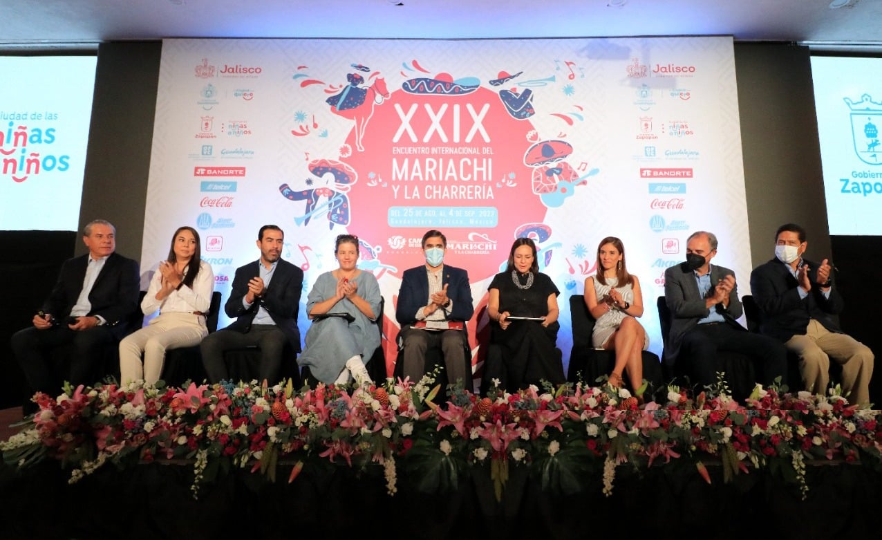 Rueda de prensa del Encuentro Internacional del Mariachi y la Charrería