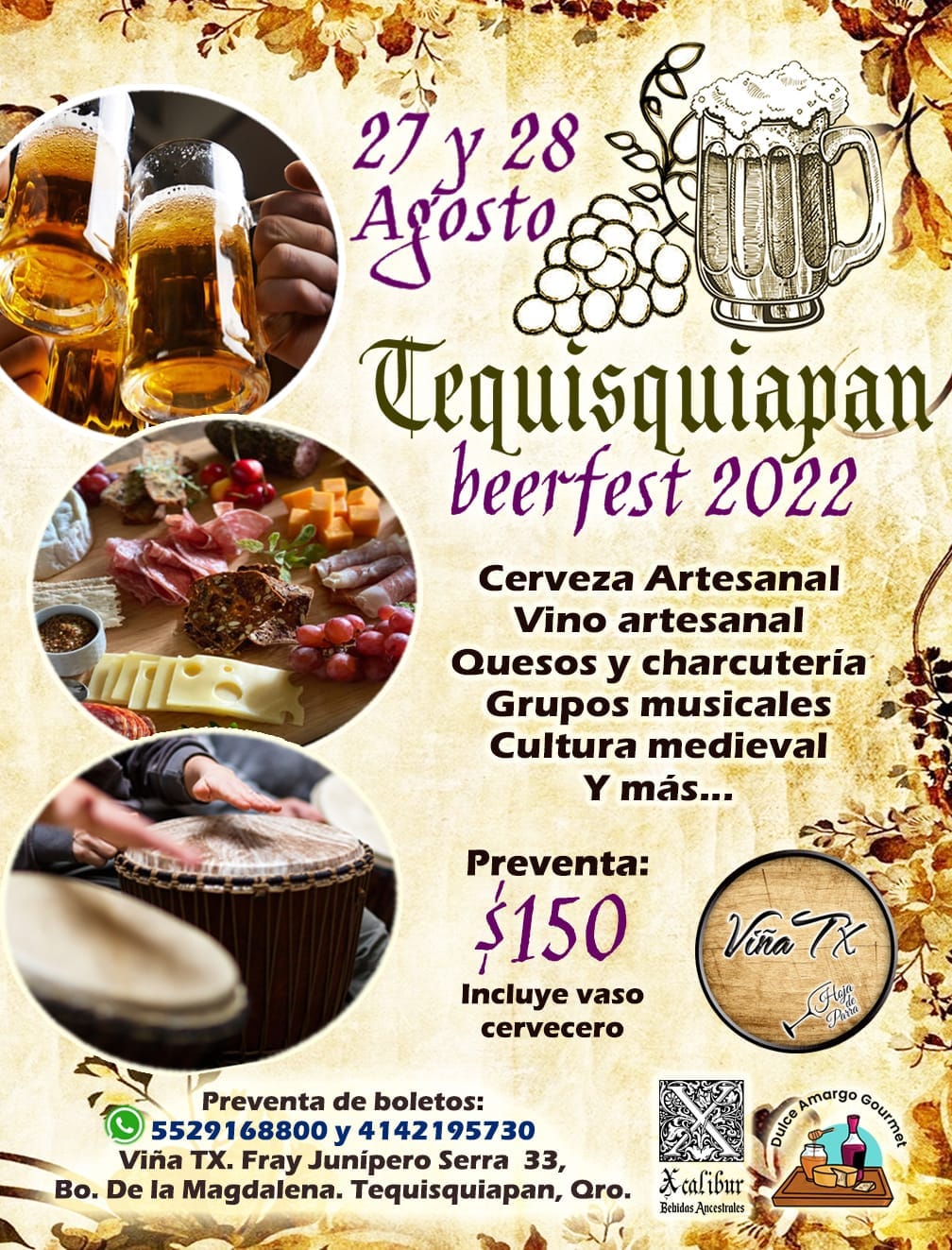 cartel del evento tequisquiapan beer fest