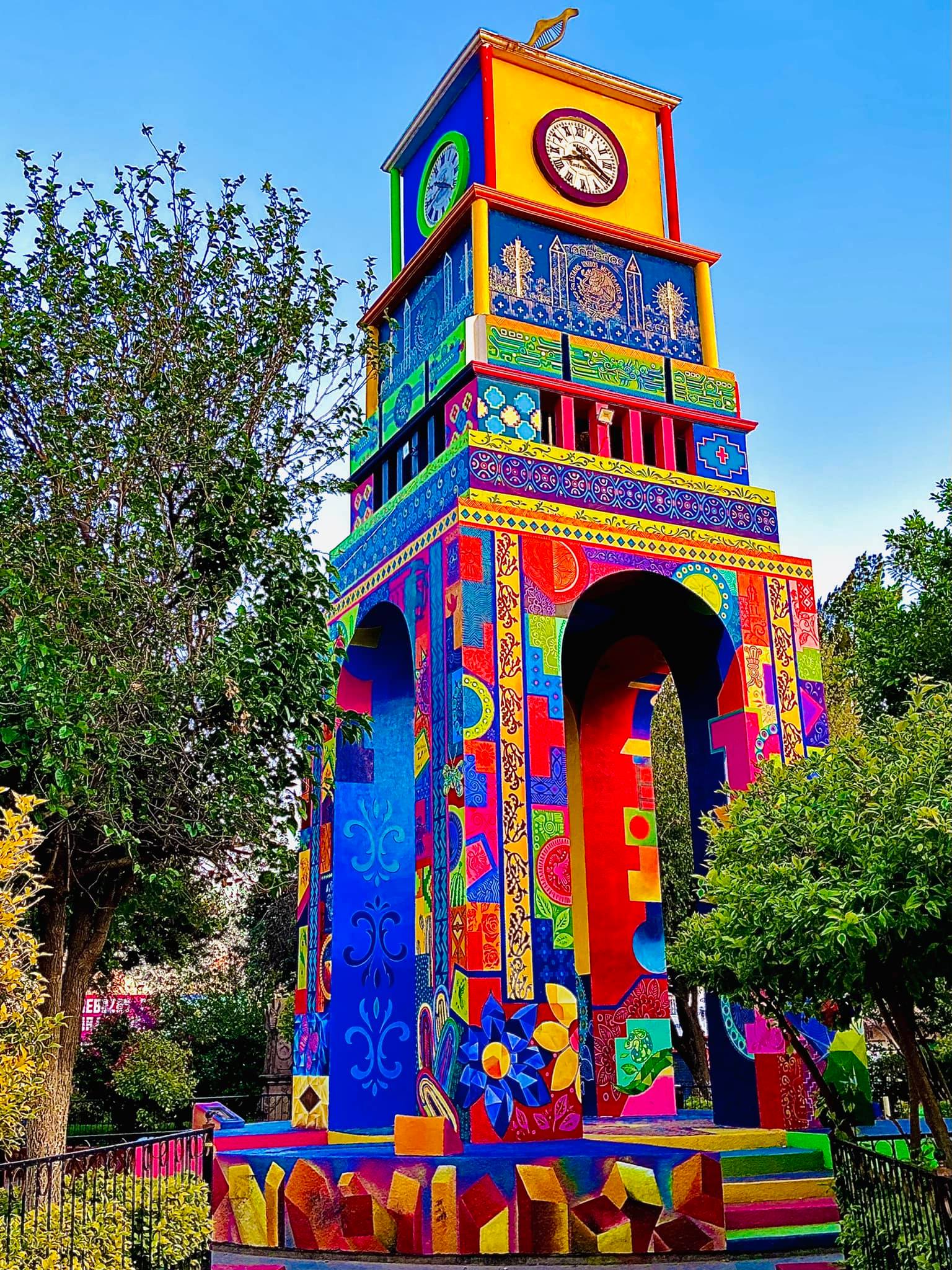 Pueblos Mágicos de San Luis Potosí; Torre del reloj en Santa María del Rio