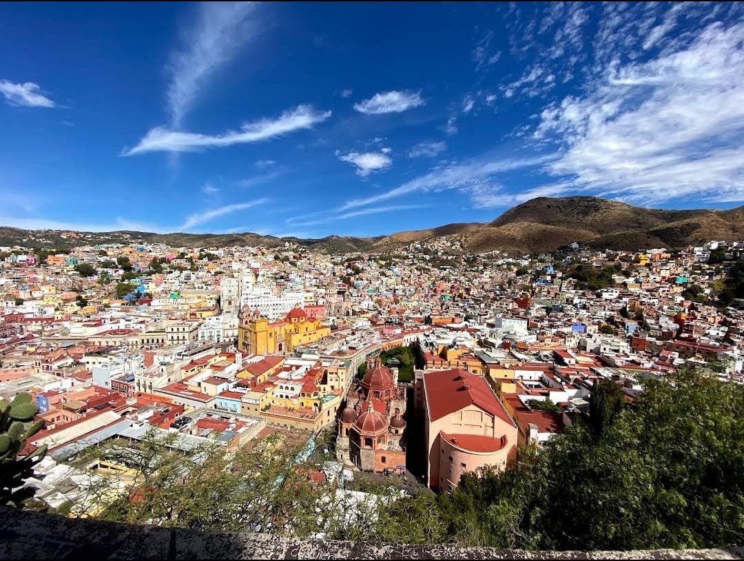 Vista de la capital de Guanajuato
