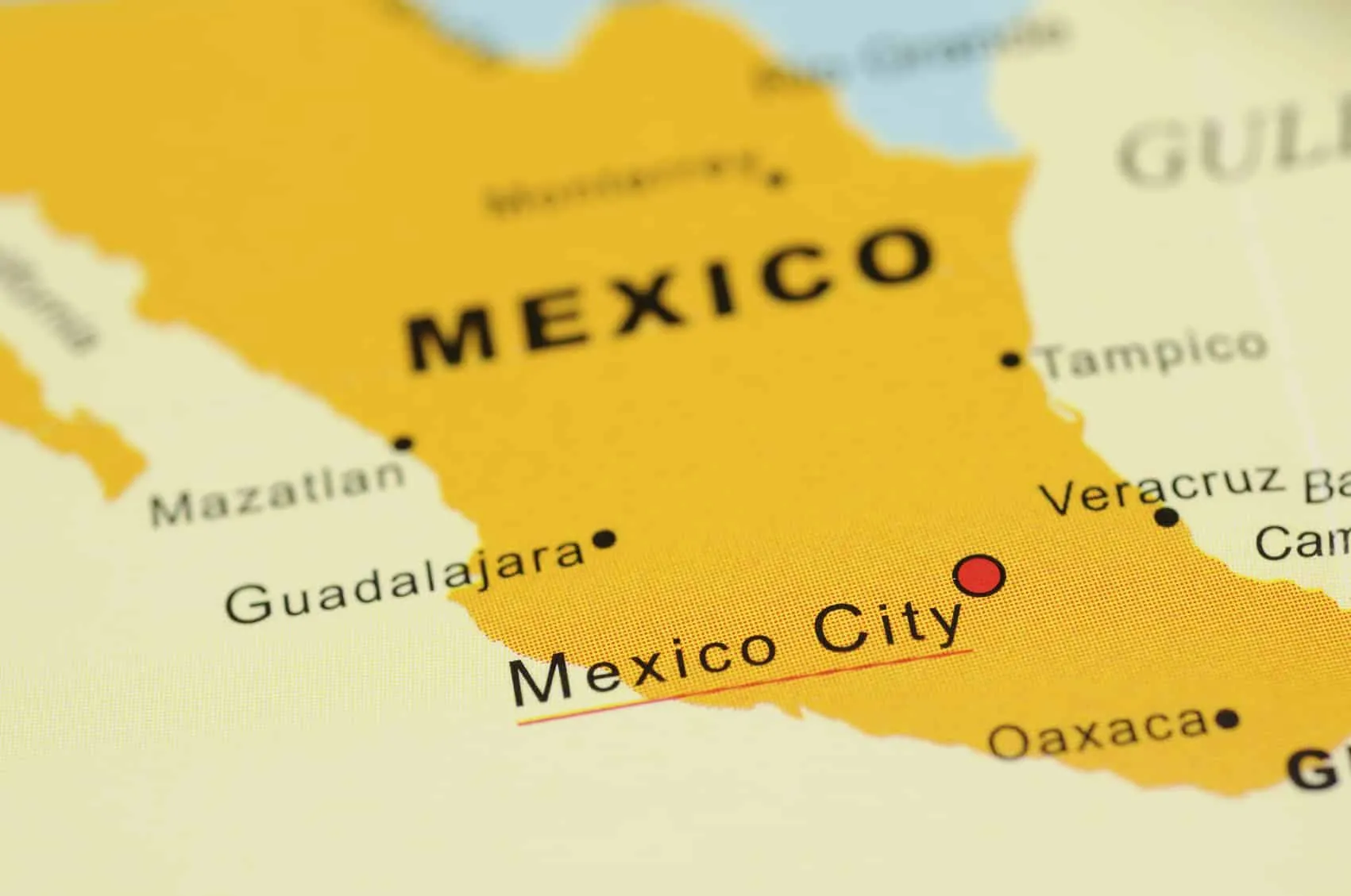 Este es el Mapa de México con nombres y capitales que puedes imprimir