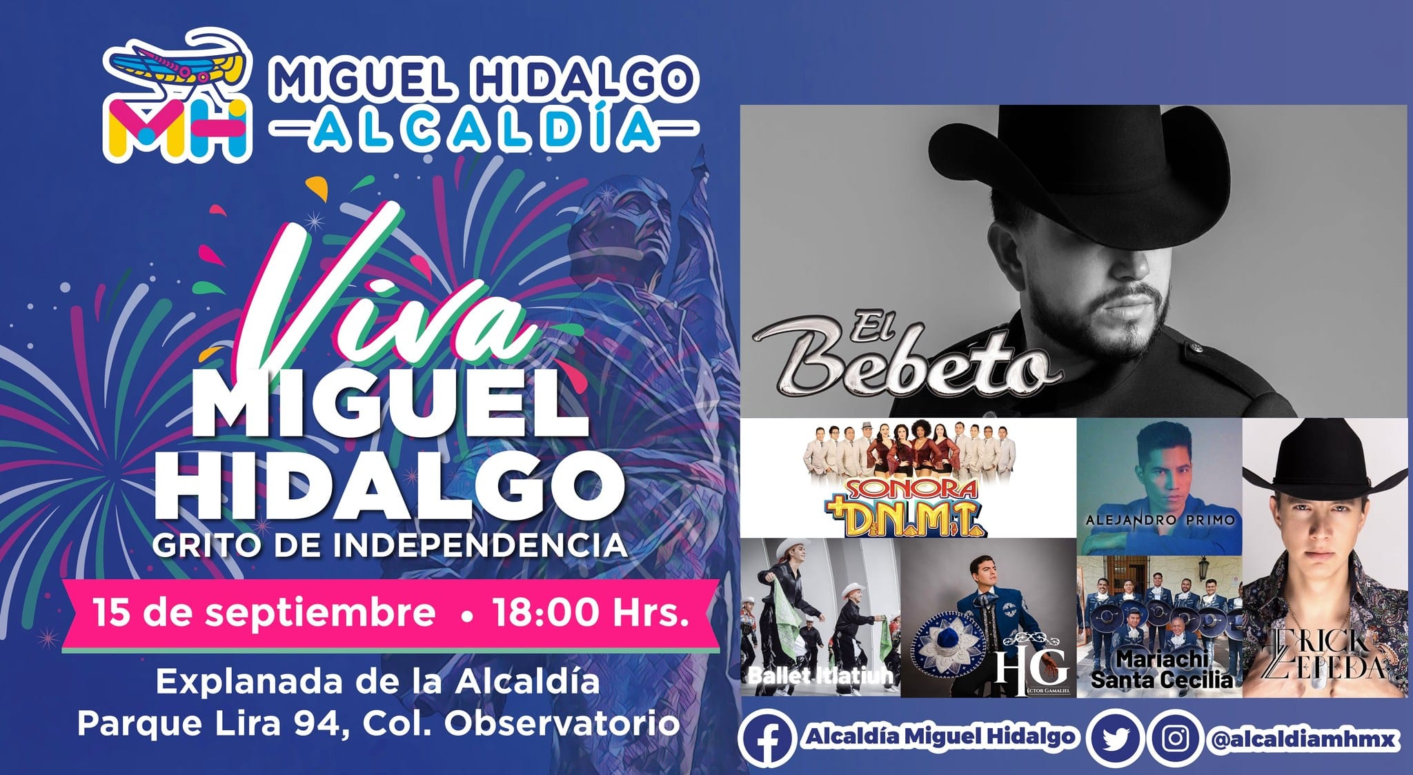 festejos alcaldia miguel hidalgo