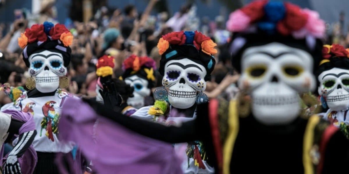 Desfile de Día de Muertos en CDMX.