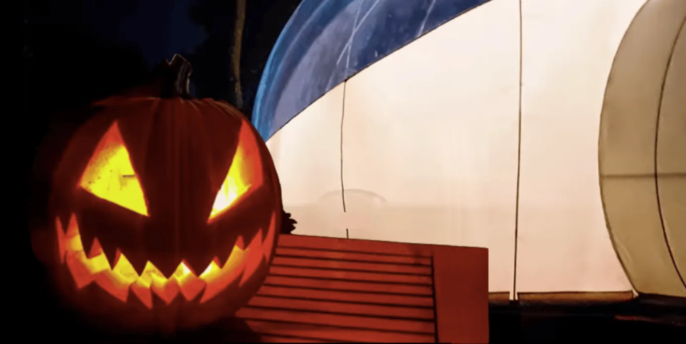 Ven al Ajusco y vive una estancia espeluznante en el Halloween Glamping