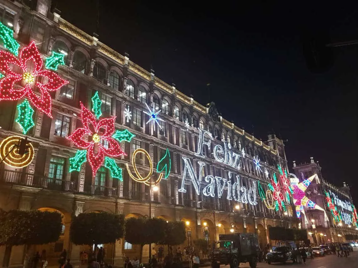 Disfruta de esta ruta navideña en el Centro Histórico de la CDMX