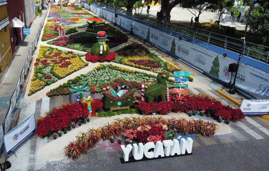 Yucatán se viste de gala con su Paseo Navideño de las Flores