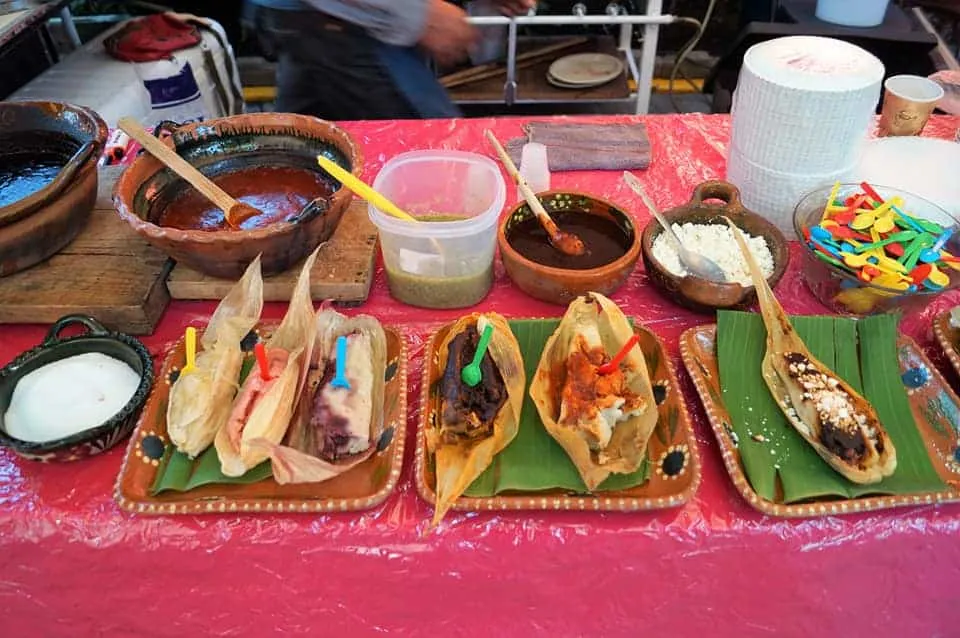 Variedad de tamalas