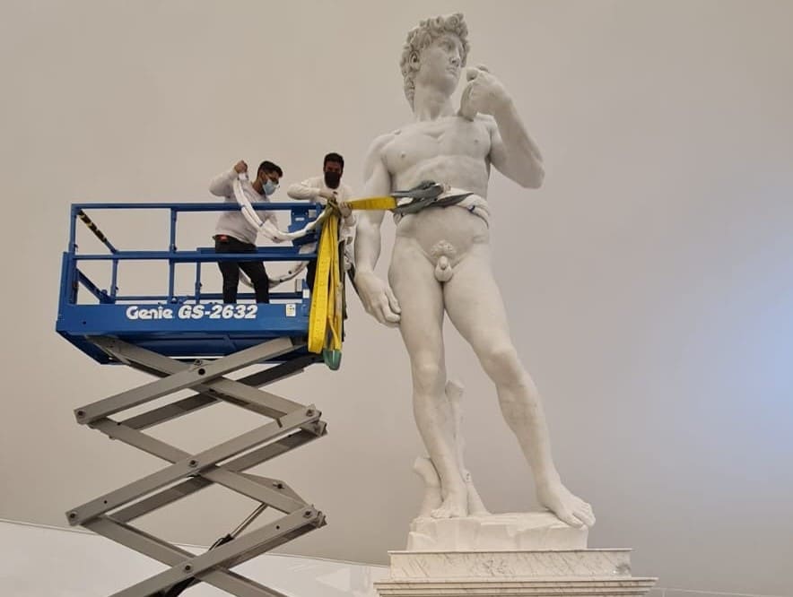 El ‘David’ de Miguel Ángel llega a Museo Soumaya