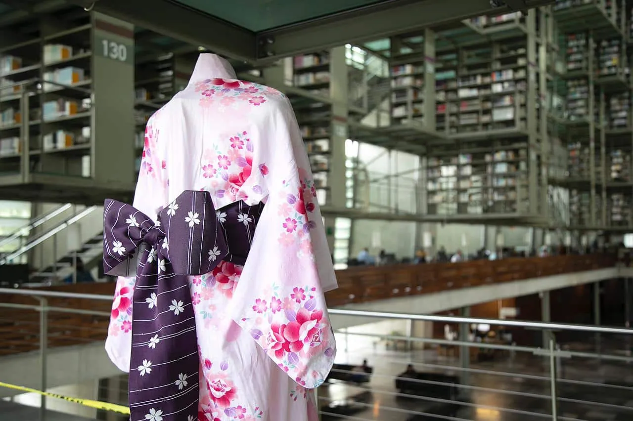 Kimono en la Biblioteca Vasconcelos