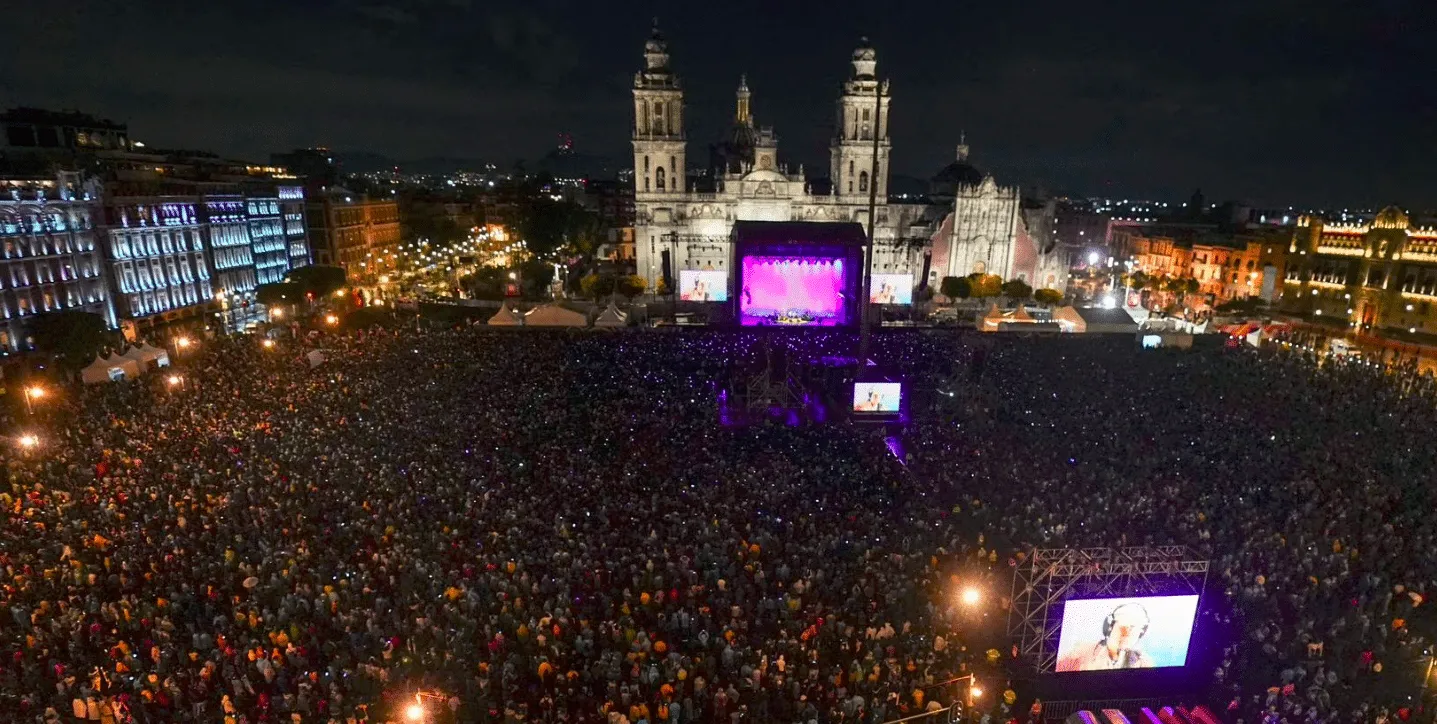 Estas son algunas terrazas en el Zocalo para ver a Rosalía
