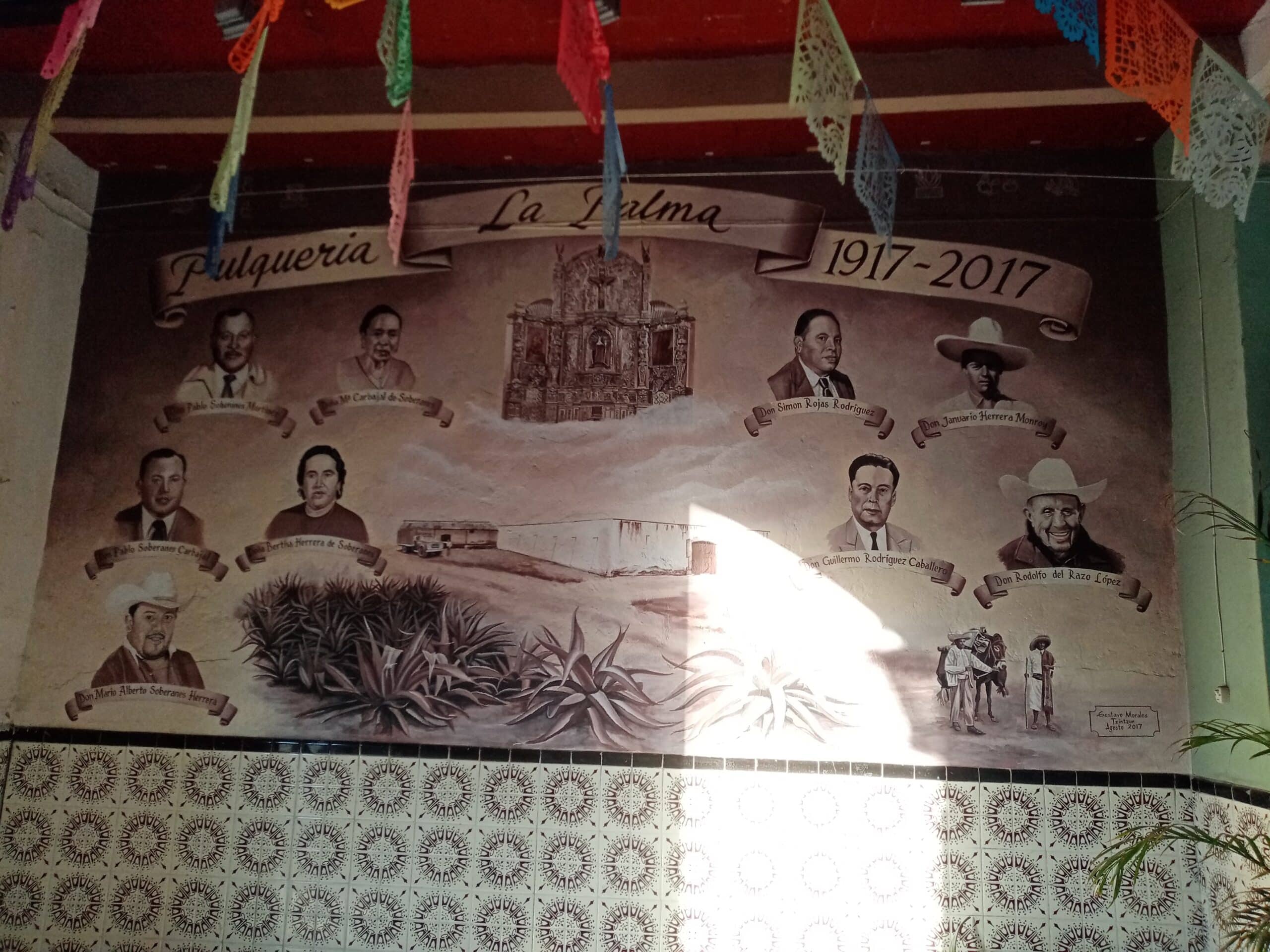 mural pulquería la palma