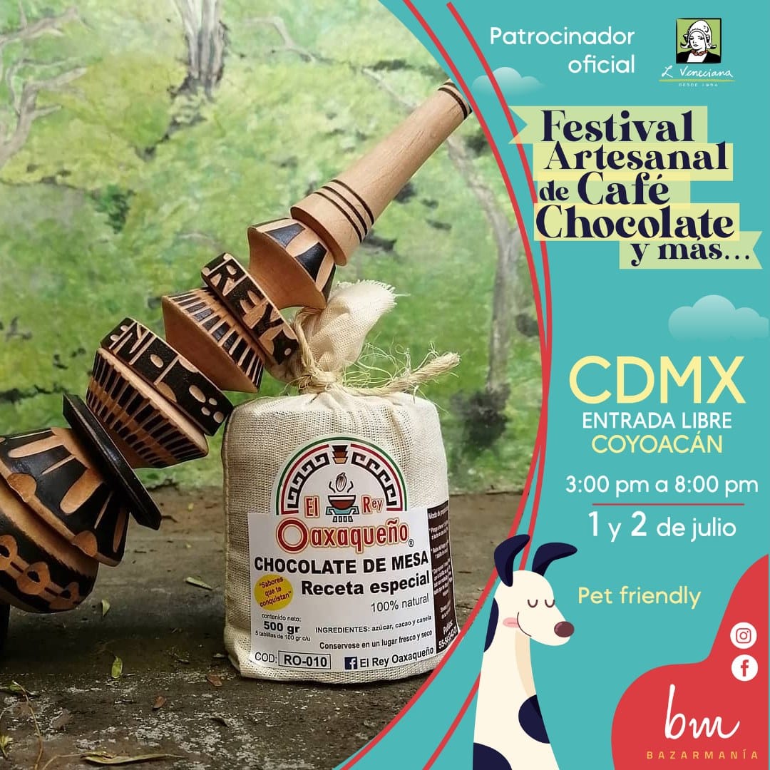 ¿Fan del chocolate y café? No te pierdas este festival en Coyoacán