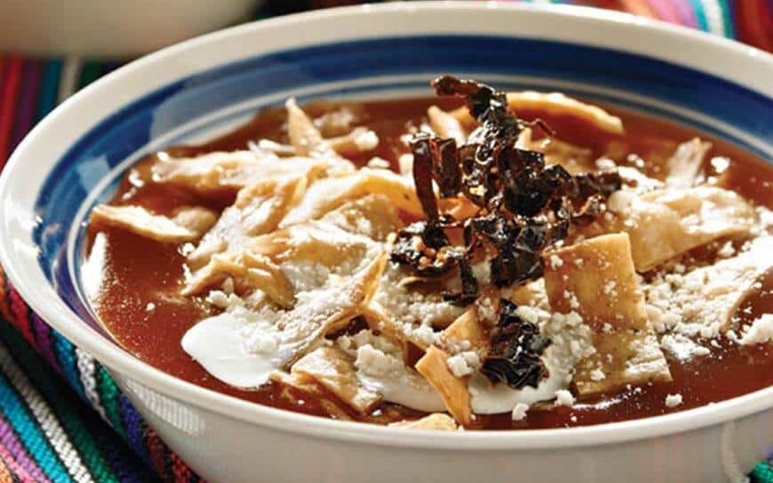 Sopa Tarasca estilo Michoacán, una comida rica y fácil de preparar