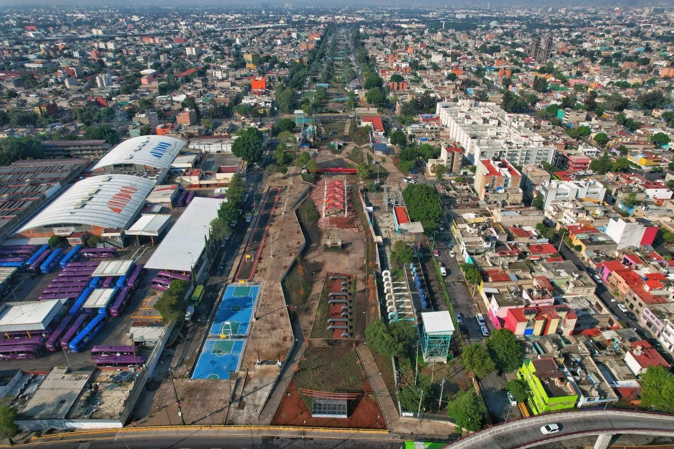 inauguración parque lineal gran canal