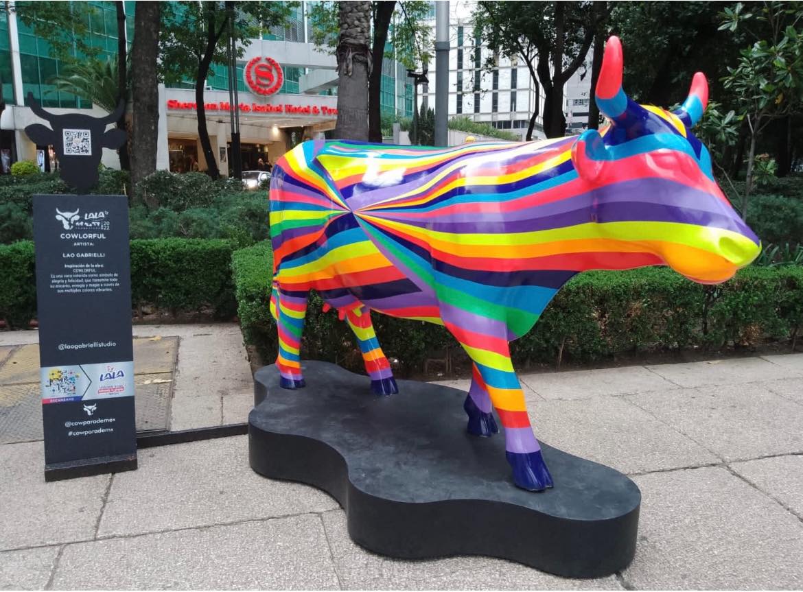 ¡Tómate tu selfie con las vacas del Cow Parade!