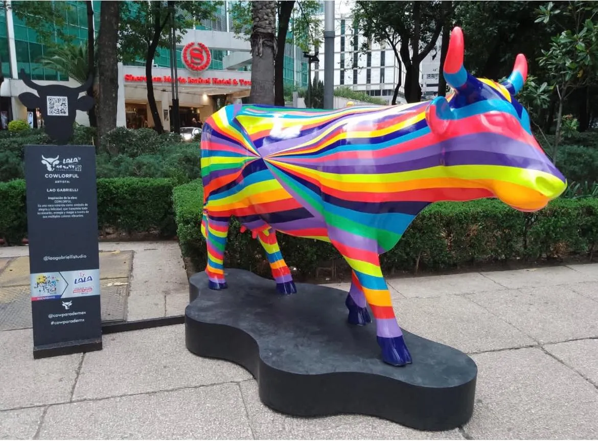 ¡Tómate tu selfie con las vacas del Cow Parade!