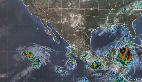 ¡Aguas con las lluvias! ‘Idalia’ afecta costas mexicanas