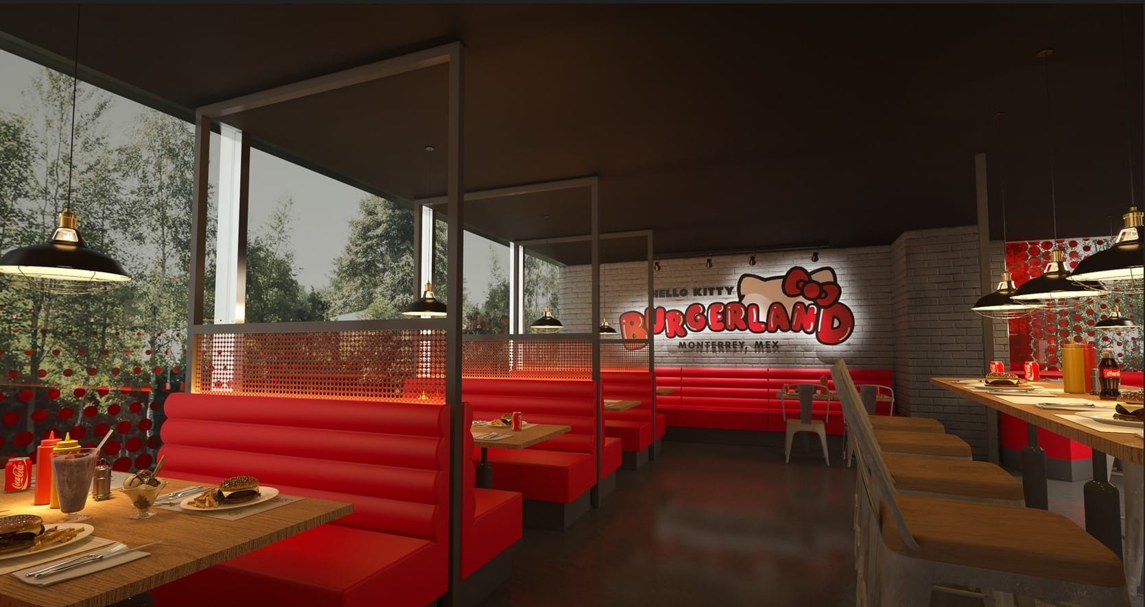 Hello Kitty Burgerland será tu nuevo lugar favorito en Monterrey
