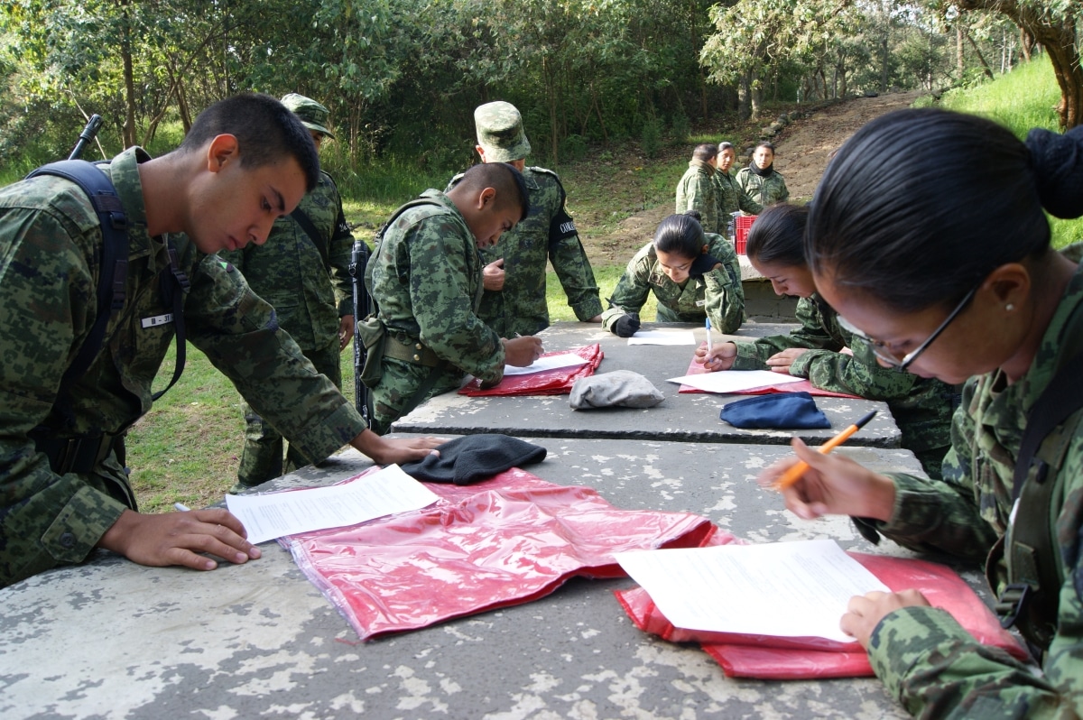 formación académica de los cadetes