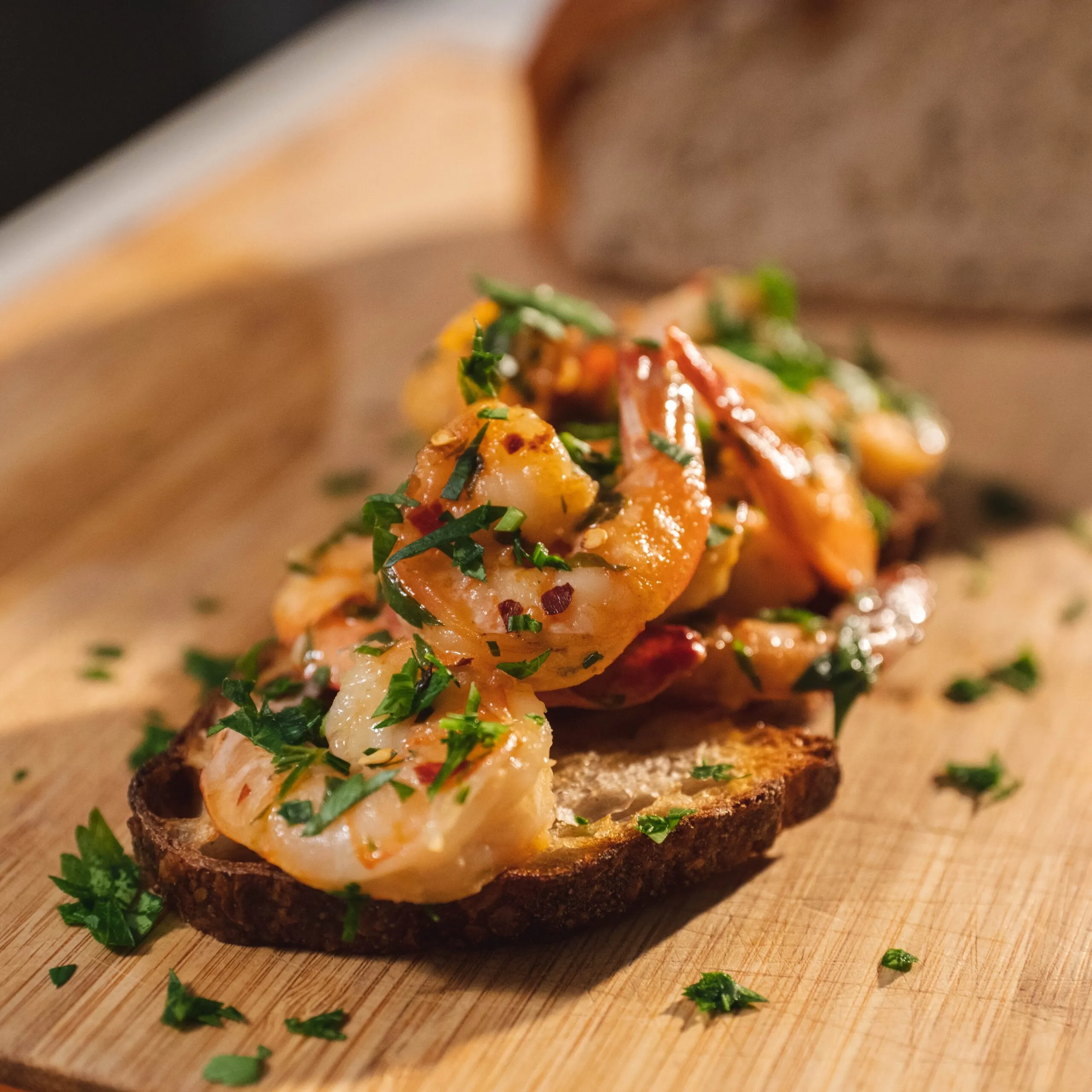Tostada de mariscos