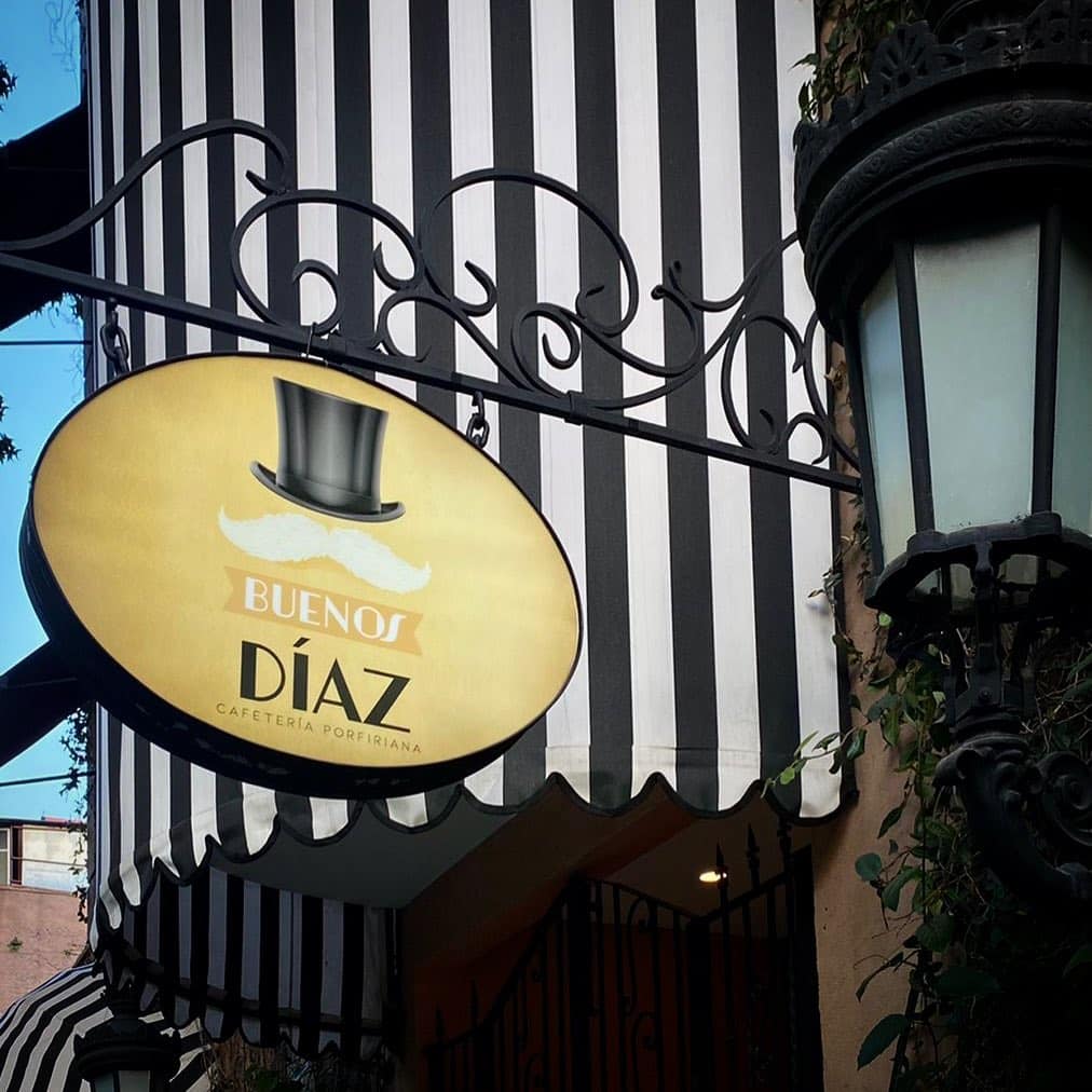 Buenos Díaz:, una cafetería muy porfiriana en la CDMX
