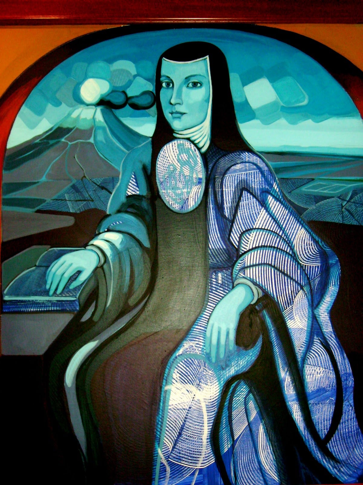 Pintura de Sor Juana Inés de la Cruz