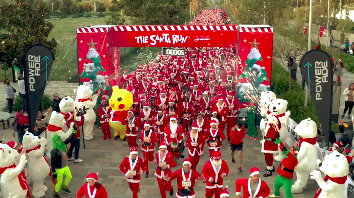 Deporte y Navidad se fusionan en ‘The Santa Run’