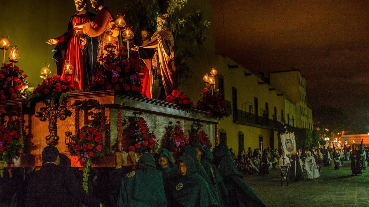 Vive la fe en la Procesión del Silencio en San Luis Potosí