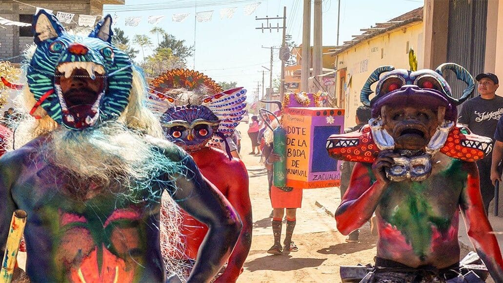 Carnaval de Silacayoapan en Oaxaca. Imagen tomada de internet.